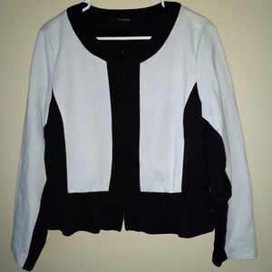 Chic Black and White Jacket